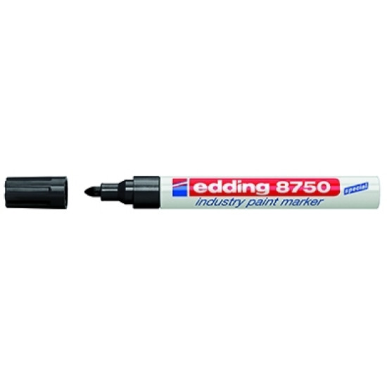 Permanentais marķieris Edding Paint 8750 2-4.0mm, konisks, melns