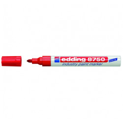 Permanentais marķieris Edding Paint 8750 2-4.0mm, konisks, sarkans