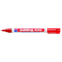 Permanentais marķieris Edding 400 1.0mm, konisks, sarkans