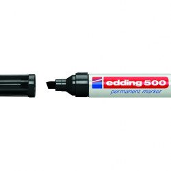 Permanentais marķieris Edding 500 2-7.0mm, nošķelts, melns