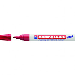 *Permanentais marķieris Edding 8300, 1.5-3mm, konisks, sarkans
