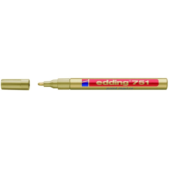 Permanentais marķieris Edding Paint 751 1-2.0mm, konisks, zelta