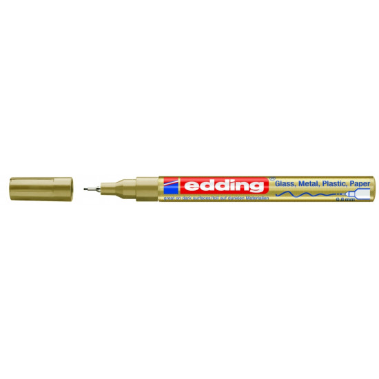 Permanentais marķieris Edding Paint 780 0.8mm, konisks, zelta
