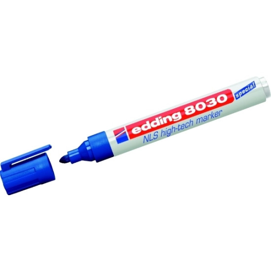 **Permanentais marķieris Edding 8030 1.5-3.0mm, konisks, zils