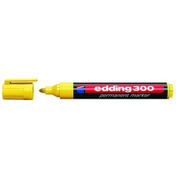 Permanentais marķieris Edding 300 A8 1.5-3.0mm, konisks, dzeltens