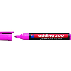 Permanentais marķieris Edding 300 A8 1.5-3.0mm, konisks, rozā