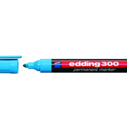 Permanentais marķieris Edding 300 A8 1.5-3.0mm, konisks, gaiši zils