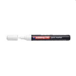 Permanentais marķieris Edding Paint 790 2-3.0mm, konisks, balts