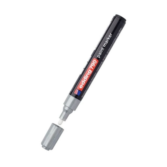 Permanentais marķieris Edding Paint 790 2-3.0mm, konisks, sudraba