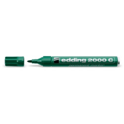 *Permanentais marķieris Edding 2000C 1.5-3.0mm, konisks, zaļš