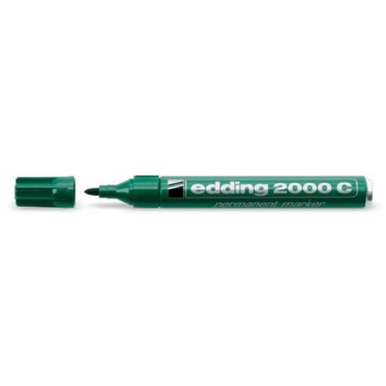 *Permanentais marķieris Edding 2000C 1.5-3.0mm, konisks, zaļš