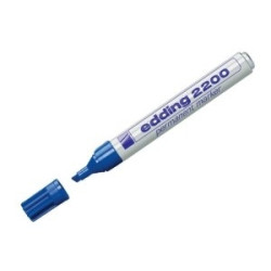 Permanentais marķieris Edding 2200C 1-5.0mm, nošķelts, zils