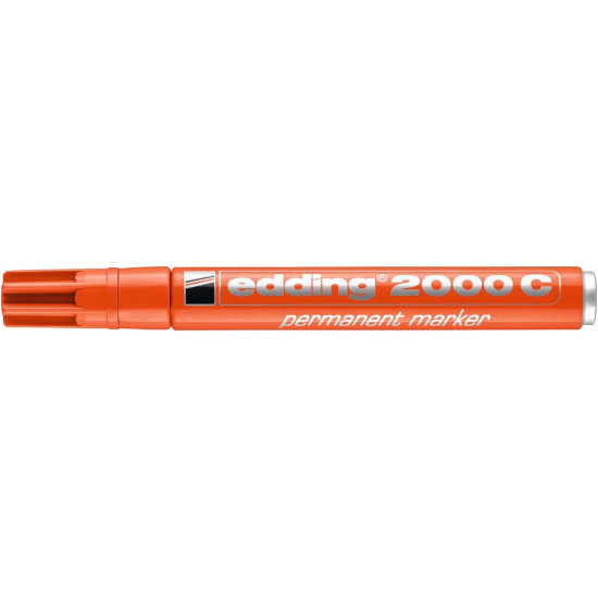 Permanentais marķieris Edding 2000C 1.5-3.0mm, konisks, oranžs