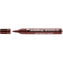Перманентный Маркер Edding 2000C, Brown, Заправляемый