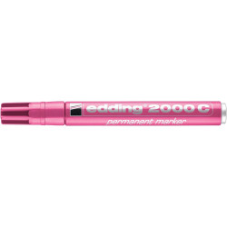 Permanentais marķieris Edding 2000C 1.5-3.0mm, konisks, rozā