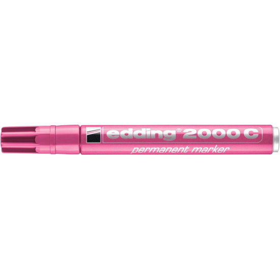 Permanentais marķieris Edding 2000C 1.5-3.0mm, konisks, rozā