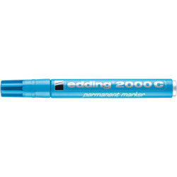 Permanentais marķieris Edding 2000C 1.5-3.0mm, konisks, gaiši zils