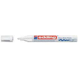 Permanentais marķieris Edding Paint 750 2-4.0mm, konisks, balts