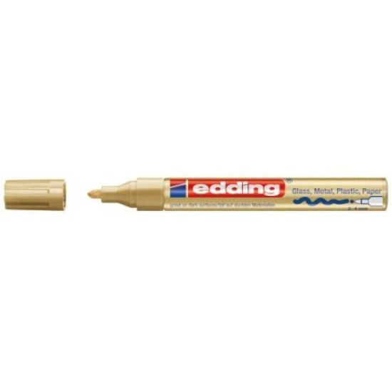 Permanentais marķieris Edding Paint 750 2-4.0mm, konisks, zelta