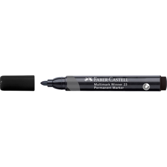 Permanentais marķieris Faber-Castell Winner 52 2.8mm, konisks, melns