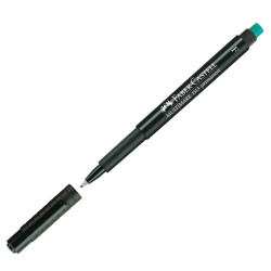 Permanentais marķieris Faber-Castell Multimark F 0.6mm, konisks, melns