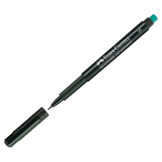 Permanentais marķieris Faber-Castell Multimark S 0.4mm, konisks, melns