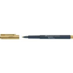Flomāsters Faber-Castell Metallics, 1.5mm, dekorēšanai, 250 Heart of Gold
