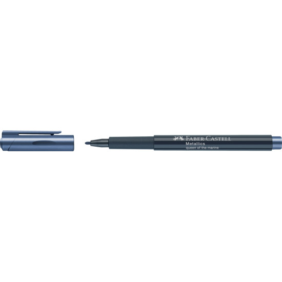 Flomāsters Faber-Castell Metallics 1.5mm, dekorēšanai, 153 Queen of the Marine