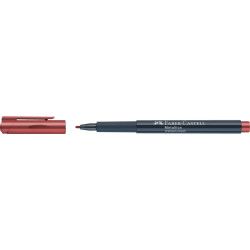 Flomāsters Faber-Castell Metallics, 1.5mm, dekorēšanai, 193 Crimson Crush