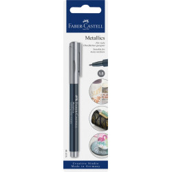 Flomāsters Faber-Castell Metallics, 1.5mm, dekorēšanai, 251 Nothing Else Metal