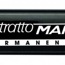 Permanentais marķieris Tratto Marker, 1.4-.8mm, melns