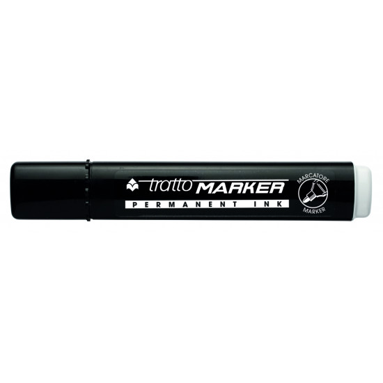 Permanentais marķieris Tratto Marker, 1.4-.8mm, melns