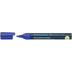 Permanentais marķieris Schneider Maxx 230 1-3.0mm, konisks, zils