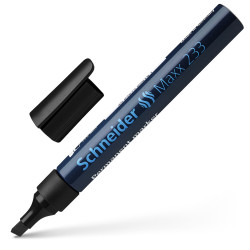 Permanentais marķieris Schneider Maxx 233 1-5.0mm, nošķelts, melns