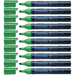 Permanentais marķieris Schneider Maxx 233 1-5.0mm, nošķelts, zaļš