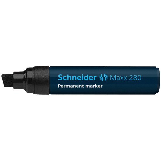 Permanentais marķieris Schneider Maxx 280 4-12.0mm, nošķelts, melns
