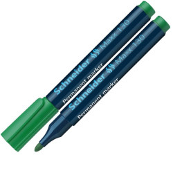 Permanentais marķieris Schneider Maxx 130 1-3.0mm, konisks, zaļš