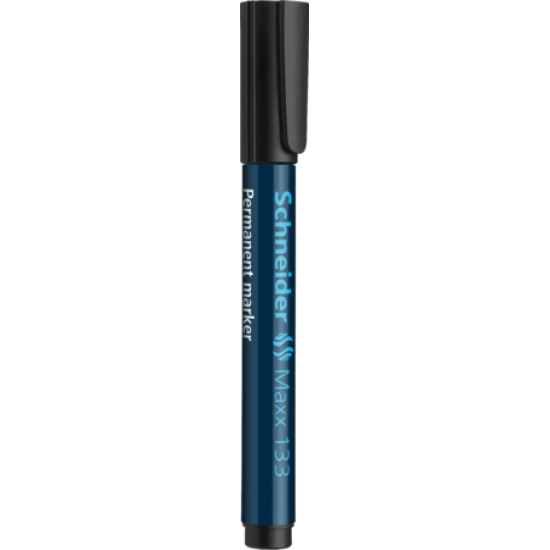 Permanentais marķieris Schneider Maxx 133 1-4.0mm, nošķelts, melns