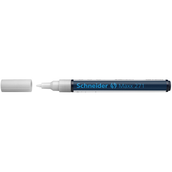 Permanentais marķieris Schneider Maxx Paint 271 1-2.0mm, konisks, balts