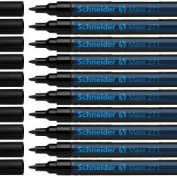 Permanentais marķieris Schneider Maxx Paint 271 1-2.0mm, konisks, melns