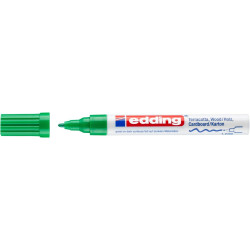 *Dekoratīvais marķieris Edding 4040 1-2mm, konisks, zaļš