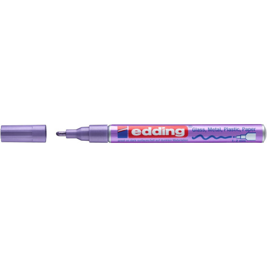 Permanentais marķieris Edding 751 2-4.0mm, konisks, metāliski violets