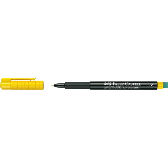 *Permanentais marķieris Faber-Castell Multimark S 0.4mm, konisks, dzeltens