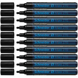 Permanentais marķieris Schneider Maxx 270 1-3.0mm, konisks, melns