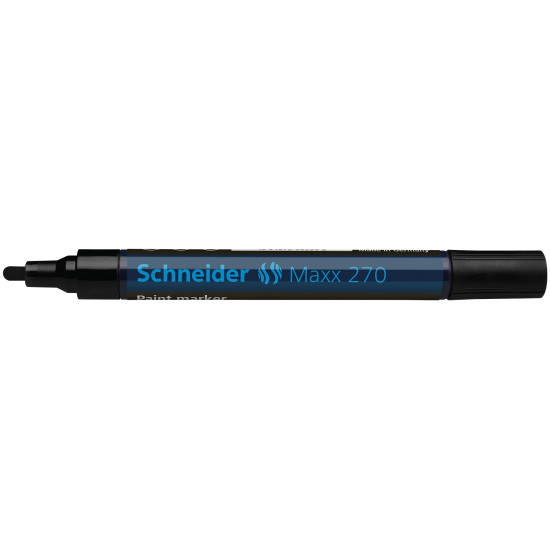 Permanentais marķieris Schneider Maxx 270 1-3.0mm, konisks, melns