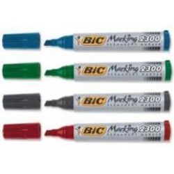 *Permanentais marķieris BIC 2300, 3-3.5mm,nošķelts, zaļš