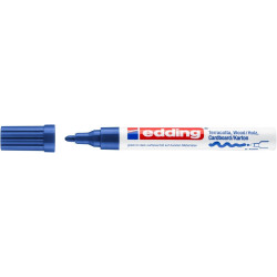 *Dekoratīvais marķieris Edding 4000 2-4mm, konisks, zils