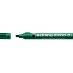 *Permanentais marķieris Edding 2200C 1-5.0mm, nošķelts, zaļš