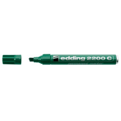 *Permanentais marķieris Edding 2200C 1-5.0mm, nošķelts, zaļš