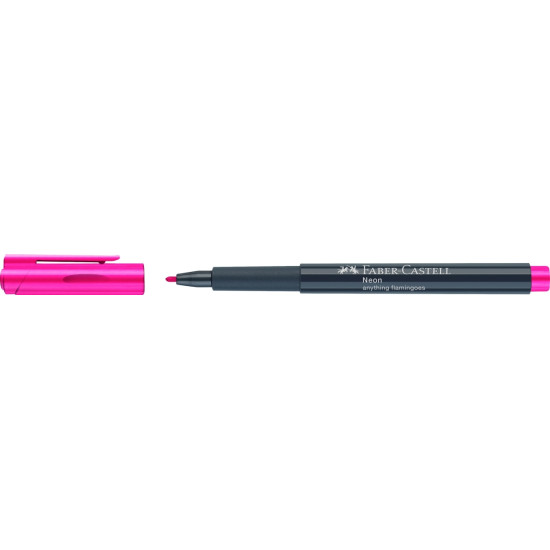 Flomāsters Faber-Castell Neon 1.5mm, dekorēšanai, 128 Anything Flamingoes